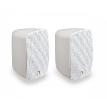   HELVIA LIVEO-420 PWH – 4" Kültéri / Beltéri Fali Hangszóró Pár (IP65, 100V / 8 Ohm, Fehér)