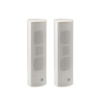   HELVIA HCMS-30 WPW - 30 W vízálló oszlopos hangszóró pár fehér