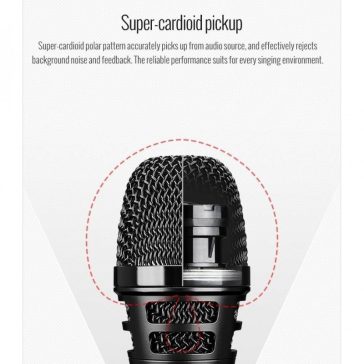   TAKSTAR TA-60 - Live Performers Dynamic Microphone with supercardiod polar pattern