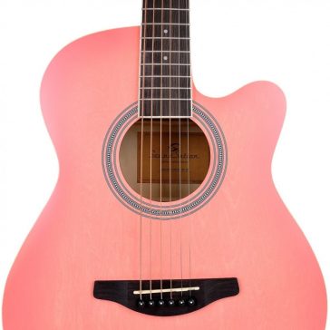   SOUNDSATION SAGUARO-HW-CE PK - Hand wiped cutaway akusztikus gitár előerősítővel