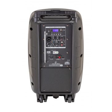  Soundsation GO-SOUND 10AIR -  akkumulátoros PA rendszer MP3, BT VHF mikrofonnal és Go-Sound Air applikációs vezérléssel