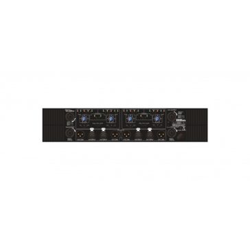   HELVIA ZEUS 804X - 4-CH Low-Impedance 4x800W Power Amplifiers with Crossover
