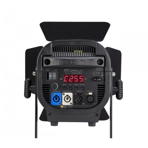 Soundsation PLOT 6200FZ - Fresnel lámpa 200 W-os RGBALC 6 az 1-ben leddel és motoros zoommal