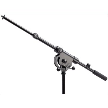   König & Meyer 21150 XL mikrofon gémkar – kétrészes, forgócsuklós, fekete