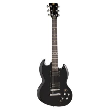   SOUNDSATION BUFFALO-ST BK - Buffalo Standard dupla cutaway elektromos gitár két humbuckerrel , csavarozott nyakkal
