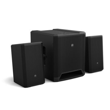   LD Systems DAVE 18 G4X kompakt 18"-os aktív 2.1-es PA rendszer