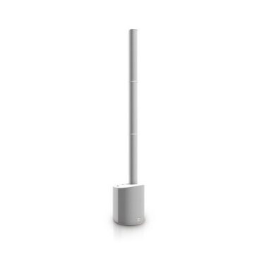   LD Systems MAUI 5 W aktív PA torony rendszer, beépített keverő és Bluetooth, fehér