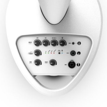   LD Systems MAUI 5 W aktív PA torony rendszer, beépített keverő és Bluetooth, fehér