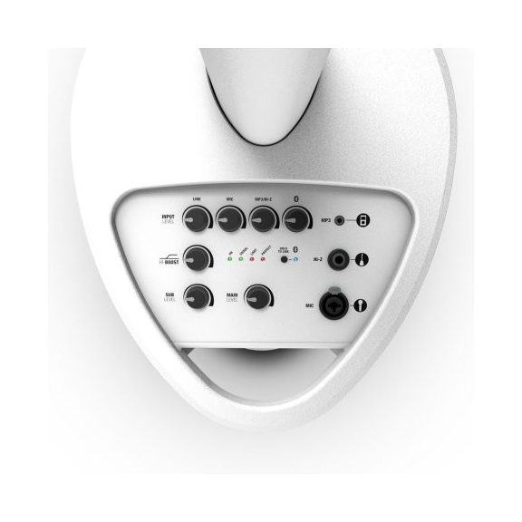 LD Systems MAUI 5 W aktív PA torony rendszer, beépített keverő és Bluetooth, fehér
