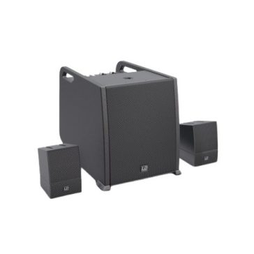   LD Systems CURV 500 AVS hordozható array rendszer, hangfalkábelekkel, fekete