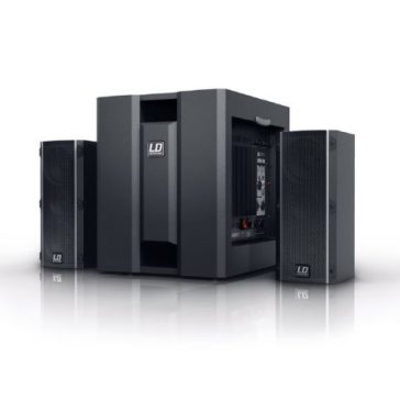   LD Systems DAVE 8 ROADIE hordozható 8”-os aktív multimédia rendszer 3-csatornás keverővel