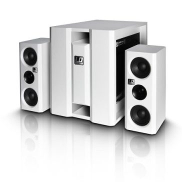   LD Systems DAVE 8 XS W aktív, kompakt 8"-os PA rendszer, fehér