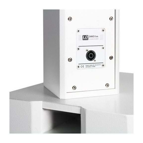 LD Systems DAVE 8 XS W aktív, kompakt 8"-os PA rendszer, fehér