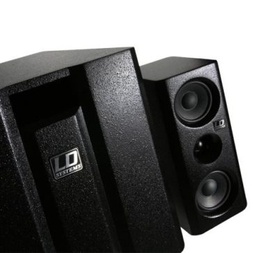   LD Systems DAVE 8 XS aktív, kompakt 8"-os PA rendszer, fekete