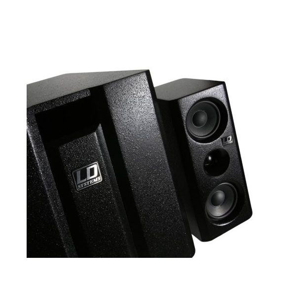 LD Systems DAVE 8 XS aktív, kompakt 8"-os PA rendszer, fekete