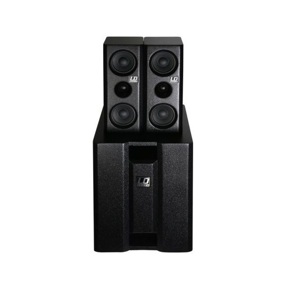 LD Systems DAVE 8 XS aktív, kompakt 8"-os PA rendszer, fekete