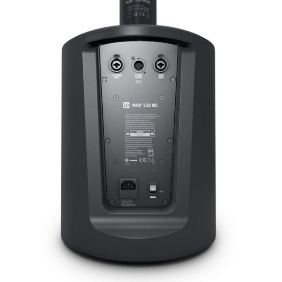 LD Systems MAUI 5 GO 100 – Hordozható Akkumulátoros PA Rendszer Beépített Keverővel és Bluetooth-szal