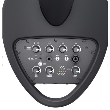   LD Systems MAUI 5 GO – Hordozható Akkumulátoros PA Rendszer Beépített Keverővel és Bluetooth-szal