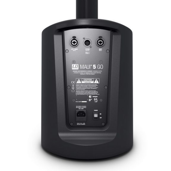 LD Systems MAUI 5 GO – Hordozható Akkumulátoros PA Rendszer Beépített Keverővel és Bluetooth-szal