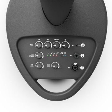   LD Systems MAUI 5 kompakt aktív PA torony rendszer, beépített keverő és Bluetooth, fekete