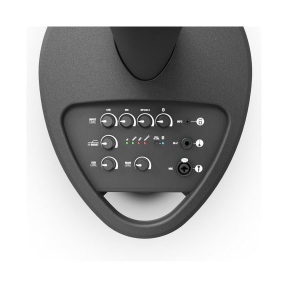 LD Systems MAUI 5 kompakt aktív PA torony rendszer, beépített keverő és Bluetooth, fekete