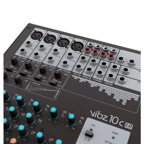 LD Systems VIBZ 10 C keverő 10 csatornás, kompresszorral