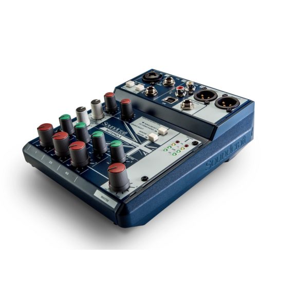 Soundcraft Notepad-5 Analóg Keverő és USB Hangkártya – Kompakt Megoldás Stúdióba és Útközben