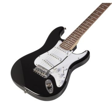   RIDER-JR BK - 3/4 Double Cutaway elektromos gitár 3 Single Coil pickuppel