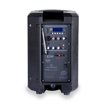   SOUNDSATION PROVIBE 8AIR – Hordozható akkumulátoros 8"-os Bluetooth PA hangfal mobilalkalmazással (250W)