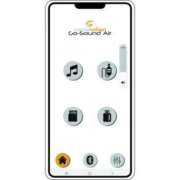   SOUNDSATION PROVIBE 8AIR – Hordozható akkumulátoros 8"-os Bluetooth PA hangfal mobilalkalmazással (250W)